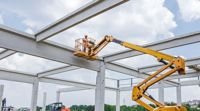 Image of Articulating Boom Lift in Los Angeles, California